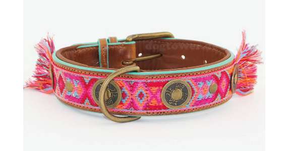 DWAM Halsband  Boho Rosa 2,5cm L