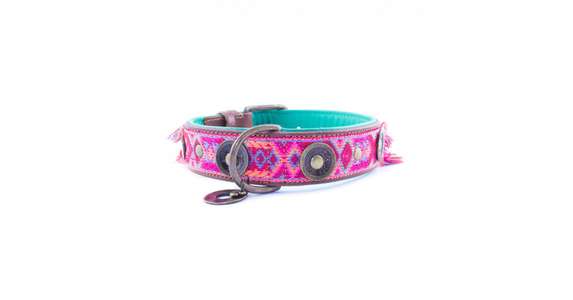 DWAM Halsband  Boho Rosa 2,5cm L